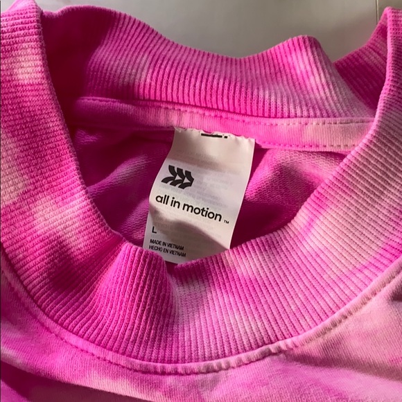 all in motion tie dye sweatshirt